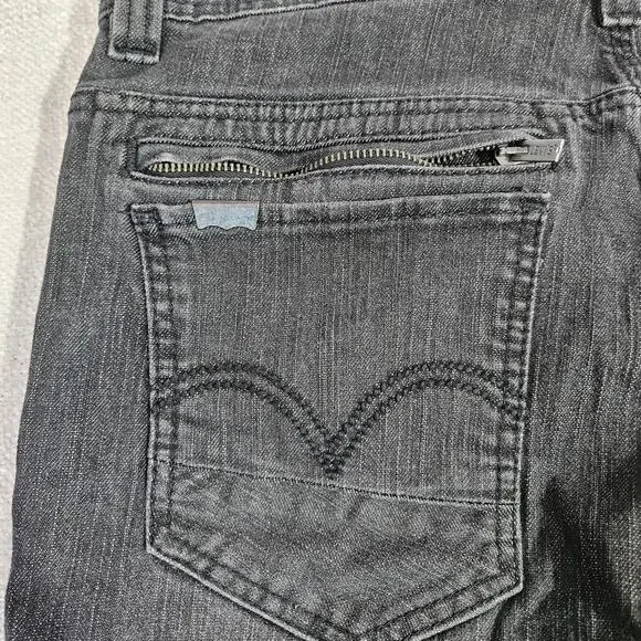 Levi’s 511 Black Slim Jeans 33x32 Mens Rear Zip Pockets - Picture 4 of 10
